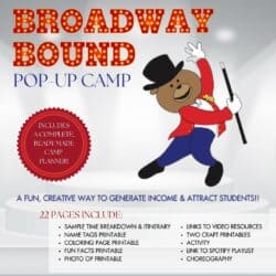 Broadway Bound Pop-Up Camp