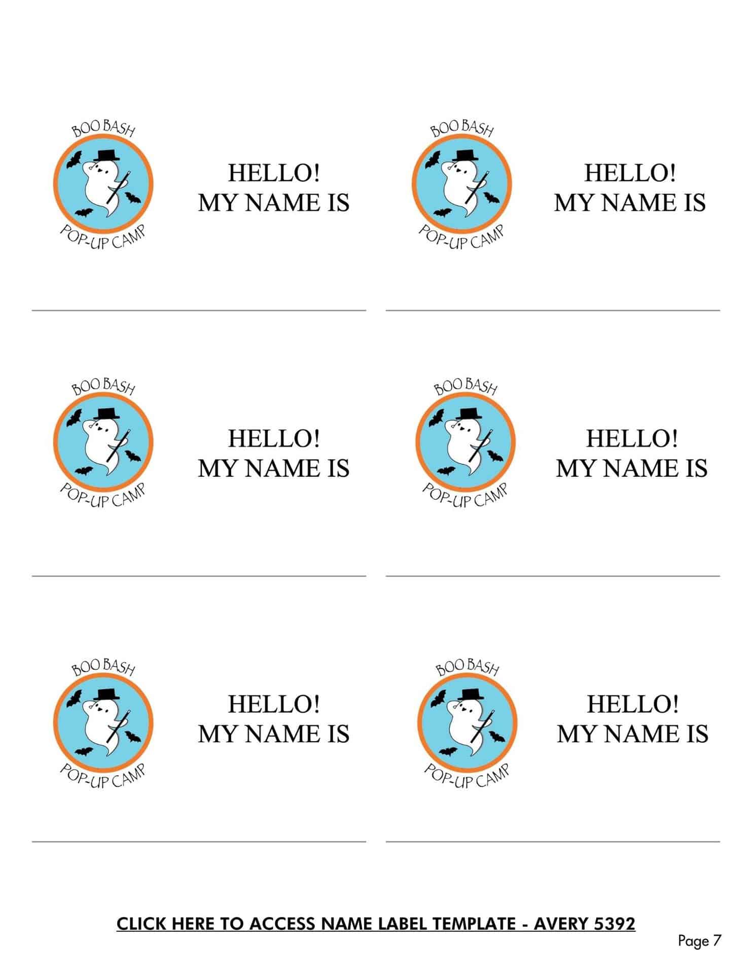 Boo Bash Pop-Up Camp - Image 3