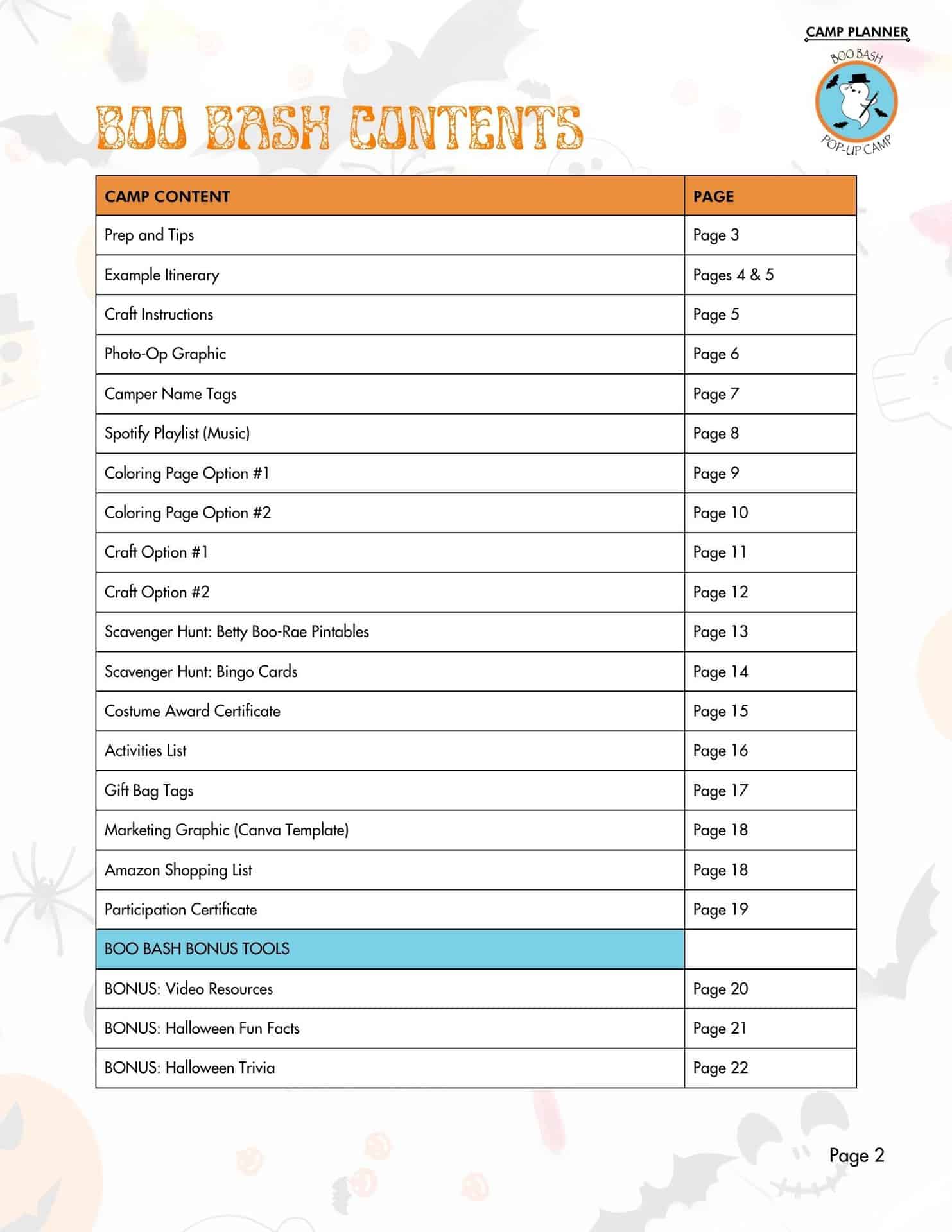 Boo Bash Pop-Up Camp - Image 2