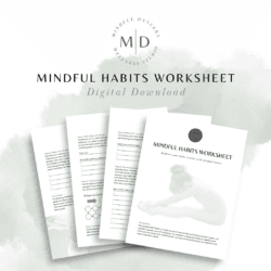 Mindful Habits Worksheet