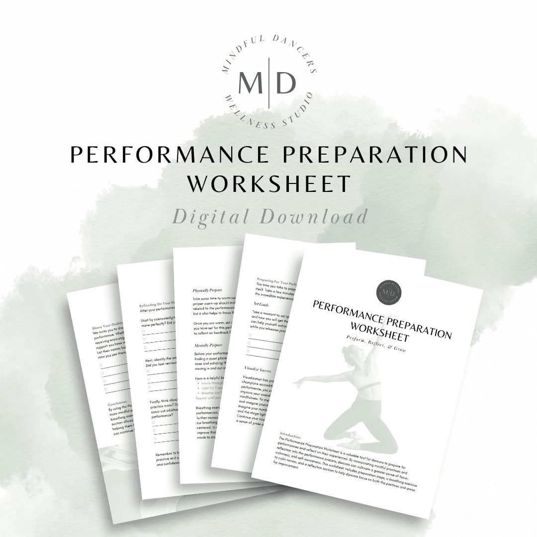 Performance Preparation Worksheet