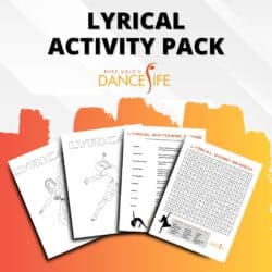 Lyrical Activity Sheets Packet