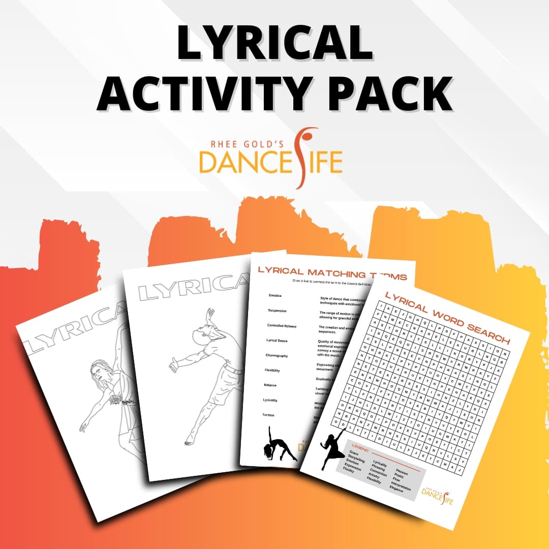 Lyrical Activity Sheets Packet