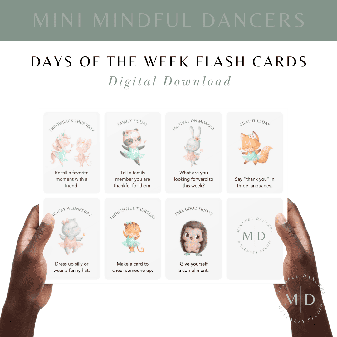 Days of the Week Flash Cards (PDF Download)