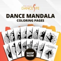Dance Mandala Coloring Pages