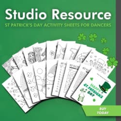 St. Patrick's Day Activity Pack for Dancers