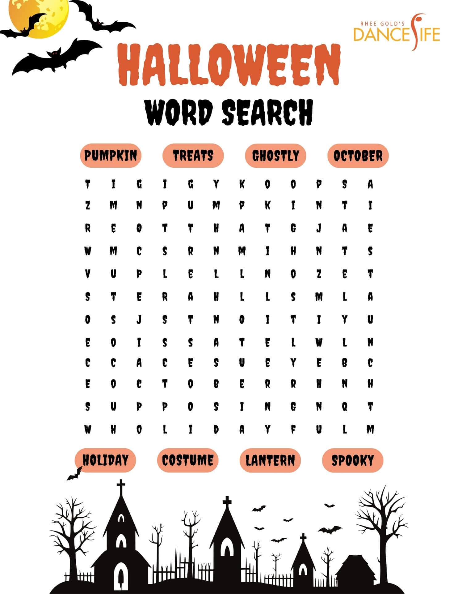 Halloween Activity Pack for Dancers - Image 2