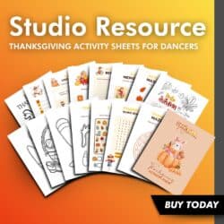 Thanksgiving Activity Pack for Dancers